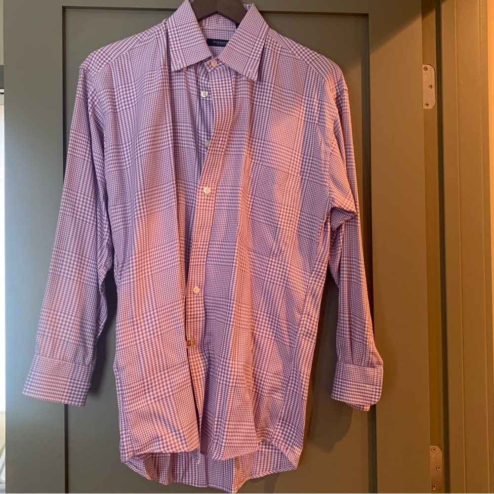 Burberry London Checkered Button Down Size M